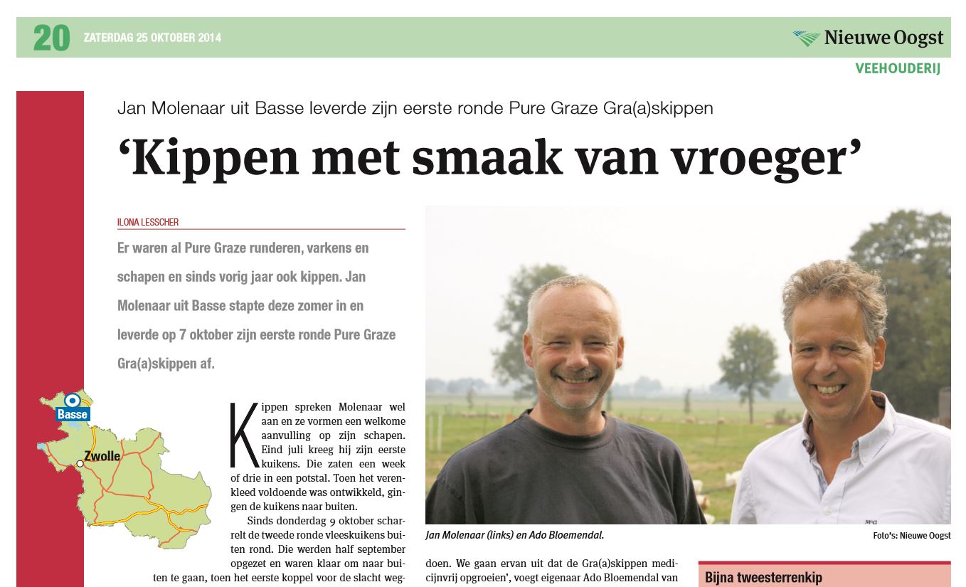 Nieuwe oogst - Kippen met de smaak van vroeger 